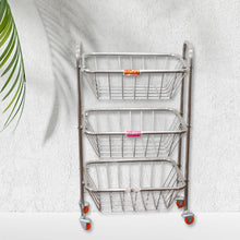 3-layer kitchen trolley for fruits, vegetables, and more